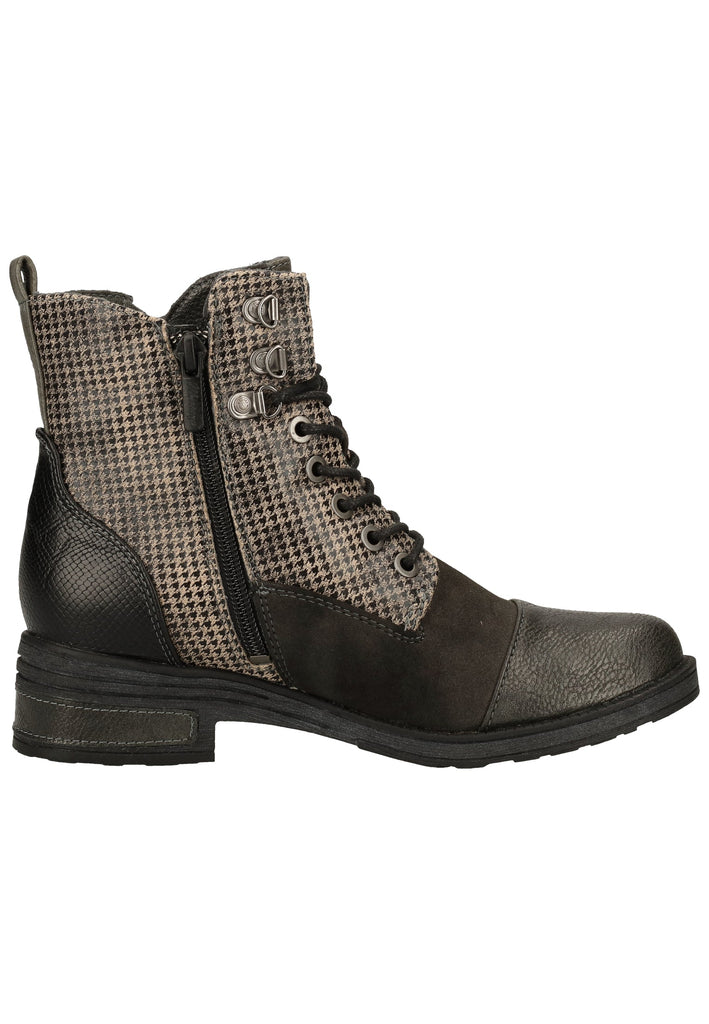 Mustang Stiefelette Lederimitat Graphit Warmfutter