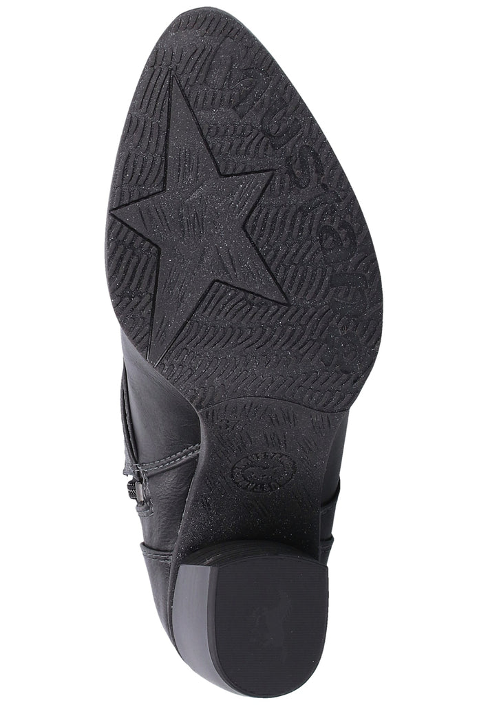 Mustang Stiefelette Lederimitat Graphit Warmfutter