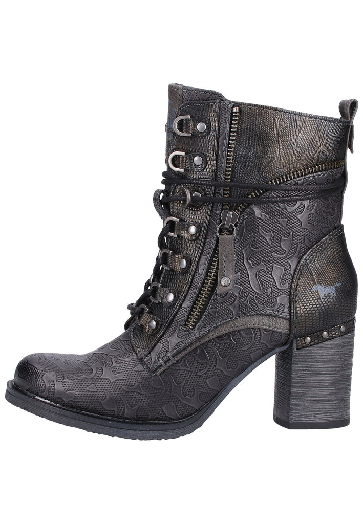 Mustang Stiefelette Lederimitat Graphit Warmfutter