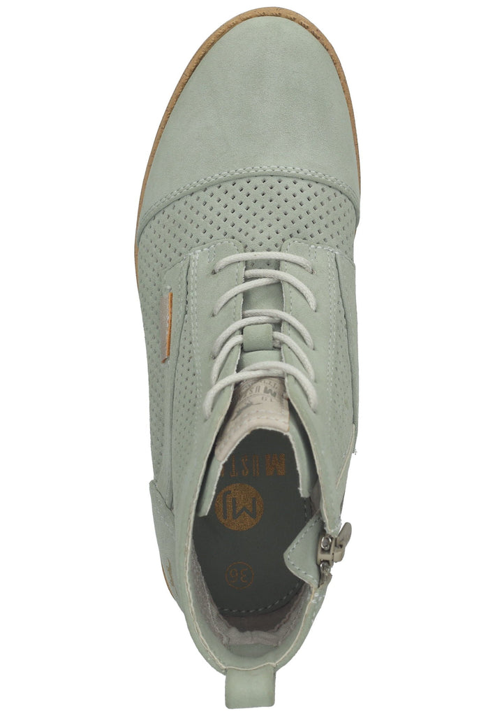 Mustang Stiefelette Lederimitat Grün