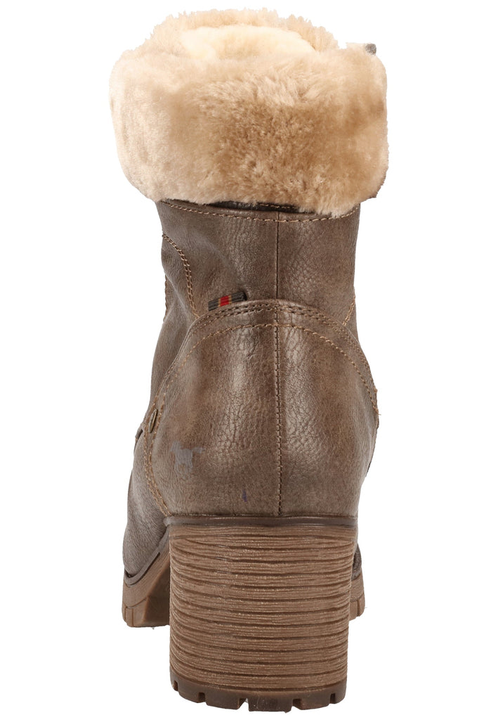 Mustang Stiefelette Lederimitat Kaffee