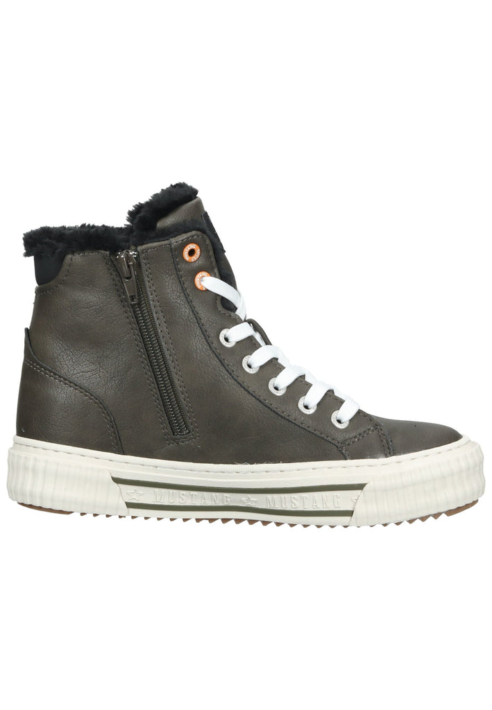 Mustang Stiefelette Lederimitat Military Warmfutter