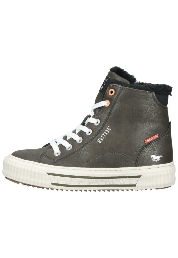 Mustang Stiefelette Lederimitat Military Warmfutter