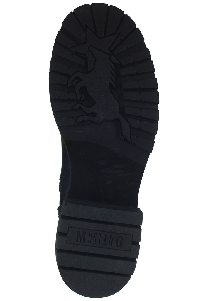 Mustang Stiefelette Lederimitat Navy