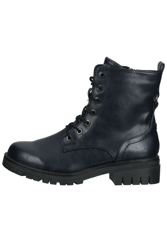 Mustang Stiefelette Lederimitat Navy