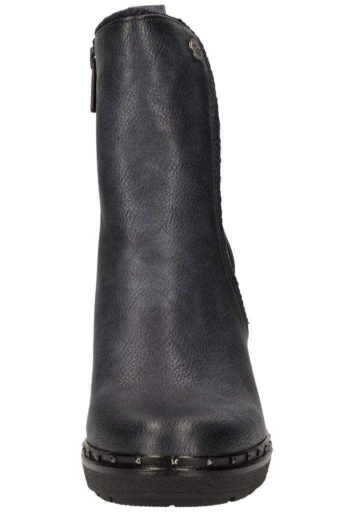 Mustang Stiefelette Lederimitat Navy