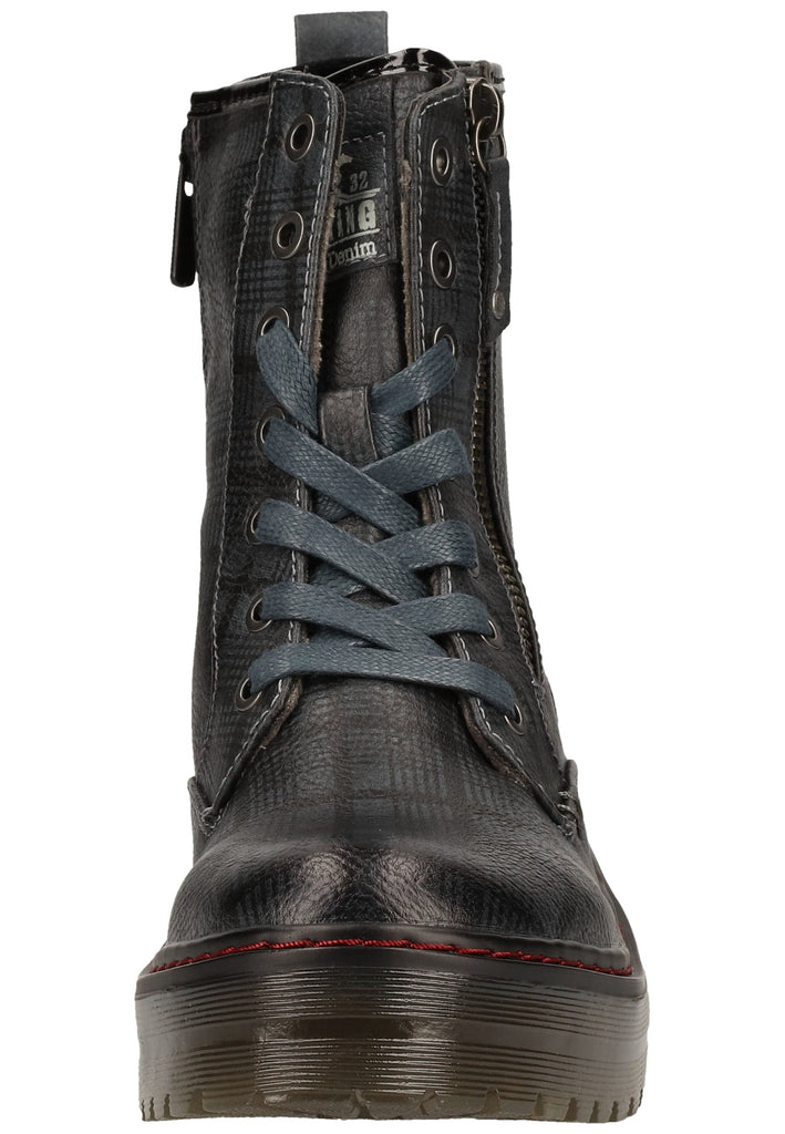 Mustang Stiefelette Lederimitat Navy