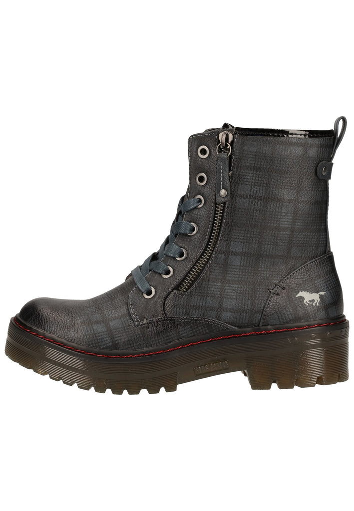 Mustang Stiefelette Lederimitat Navy