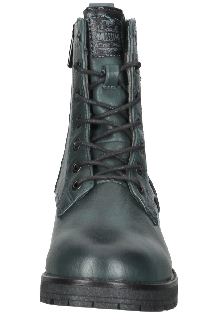 Mustang Stiefelette Lederimitat Petrol