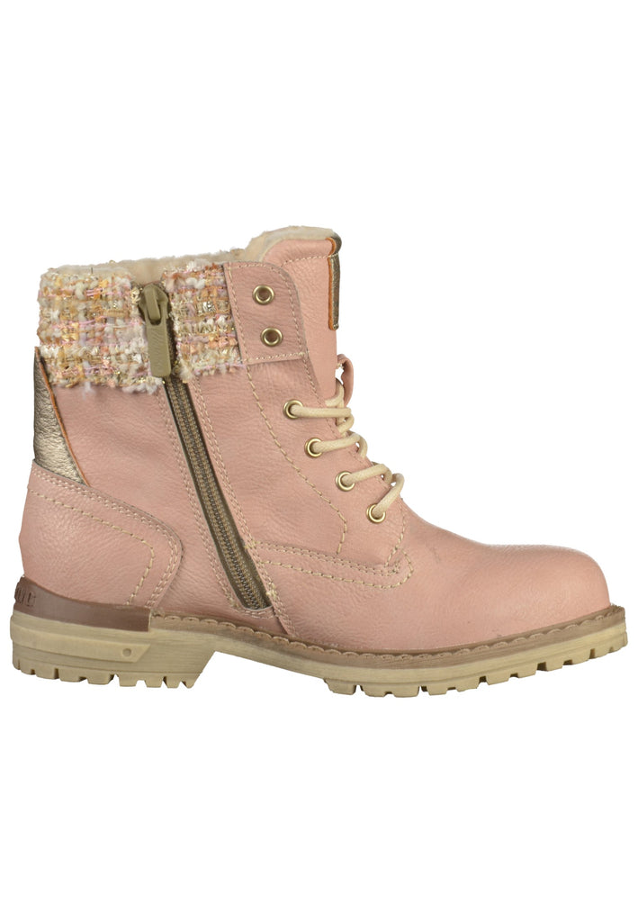 Mustang Stiefelette Lederimitat Rose