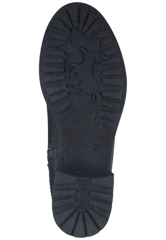 Mustang Stiefelette Lederimitat Schwarz