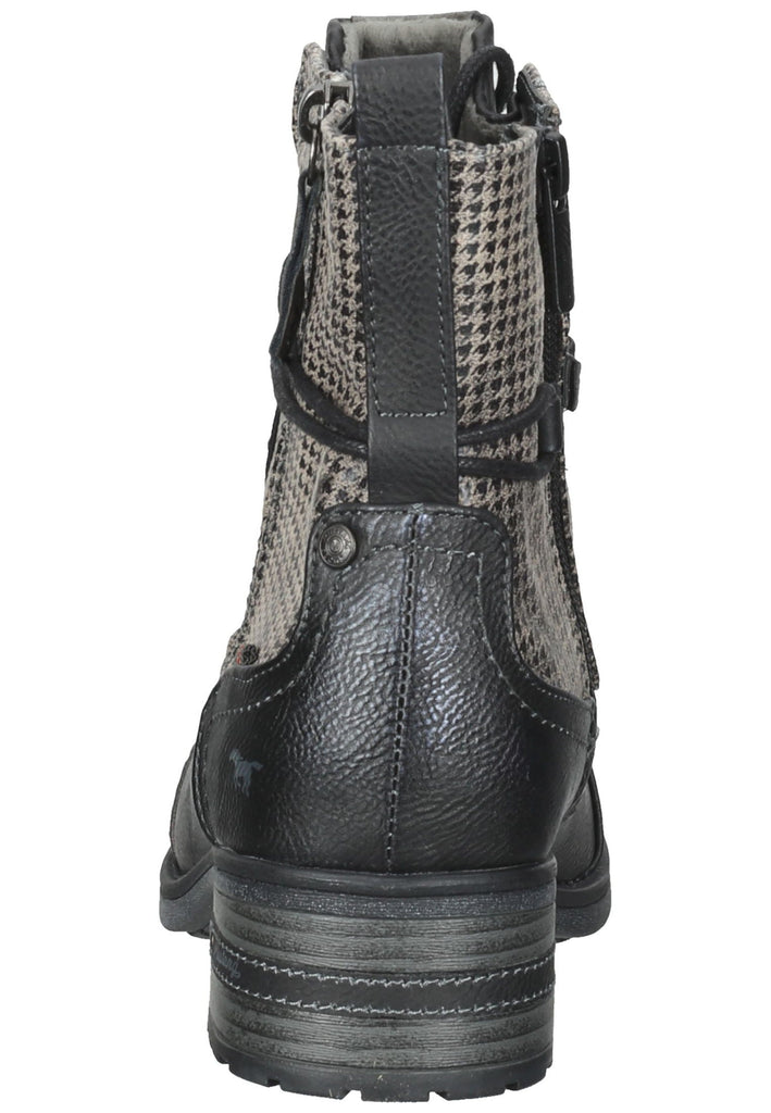 Mustang Stiefelette Lederimitat Schwarz