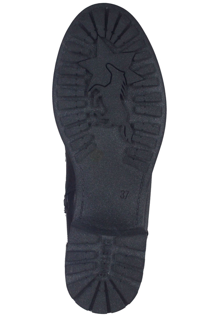 Mustang Stiefelette Lederimitat Schwarz