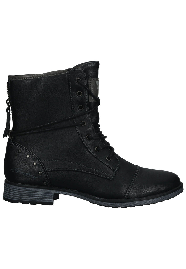 Mustang Stiefelette Lederimitat Schwarz