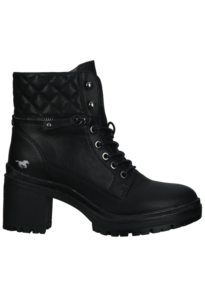 Mustang Stiefelette Lederimitat Schwarz