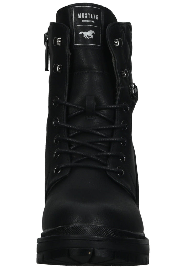 Mustang Stiefelette Lederimitat Schwarz
