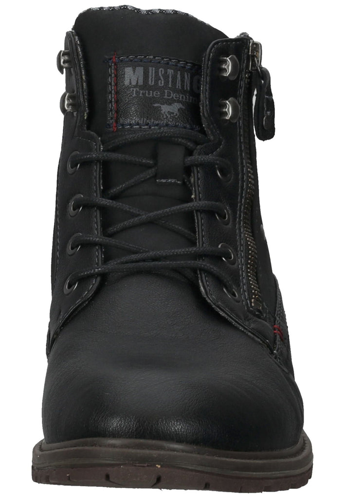 Mustang Stiefelette Lederimitat Schwarz