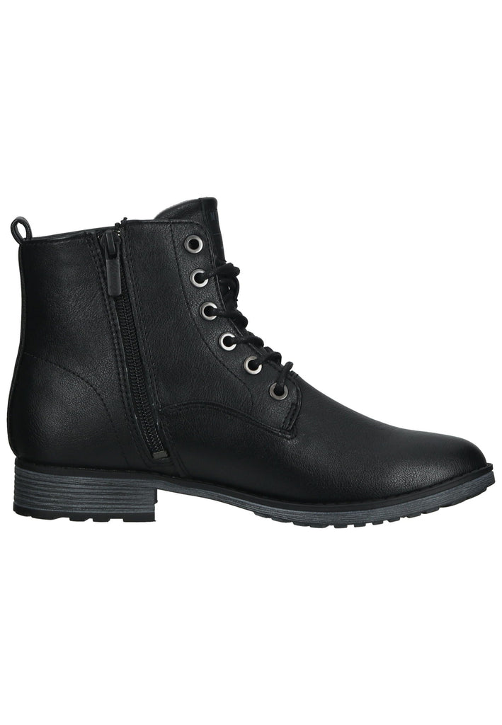 Mustang Stiefelette Lederimitat Schwarz