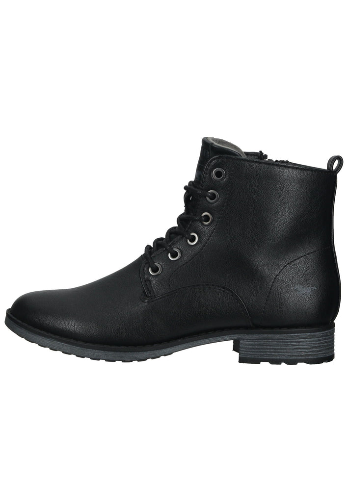 Mustang Stiefelette Lederimitat Schwarz