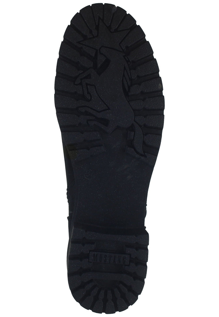 Mustang Stiefelette Lederimitat Schwarz