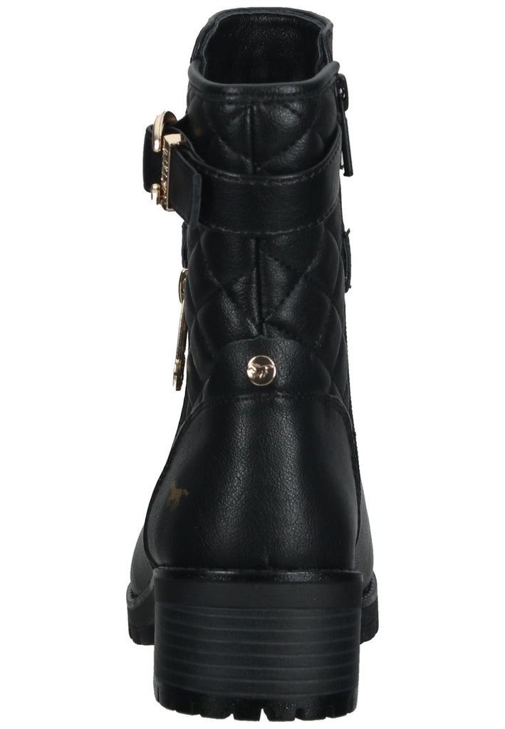 Mustang Stiefelette Lederimitat Schwarz