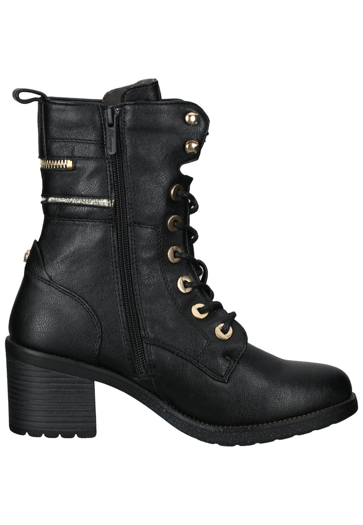 Mustang Stiefelette Lederimitat Schwarz