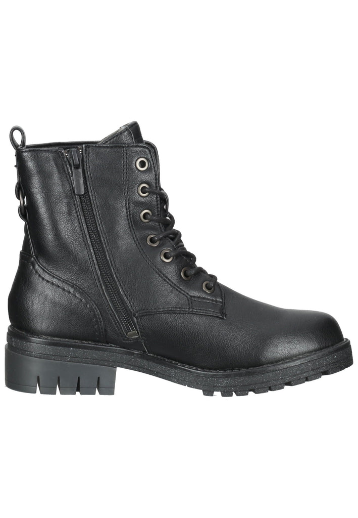 Mustang Stiefelette Lederimitat Schwarz