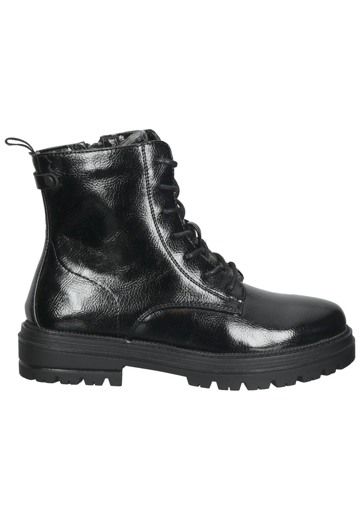 Mustang Stiefelette Lederimitat Schwarz
