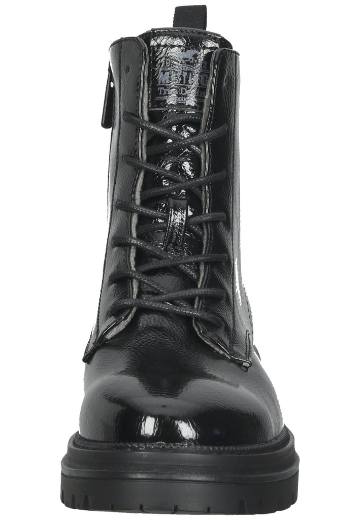 Mustang Stiefelette Lederimitat Schwarz