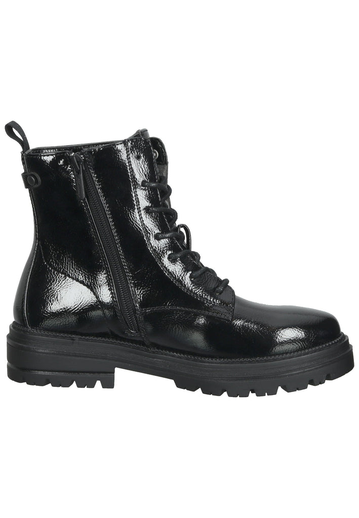 Mustang Stiefelette Lederimitat Schwarz