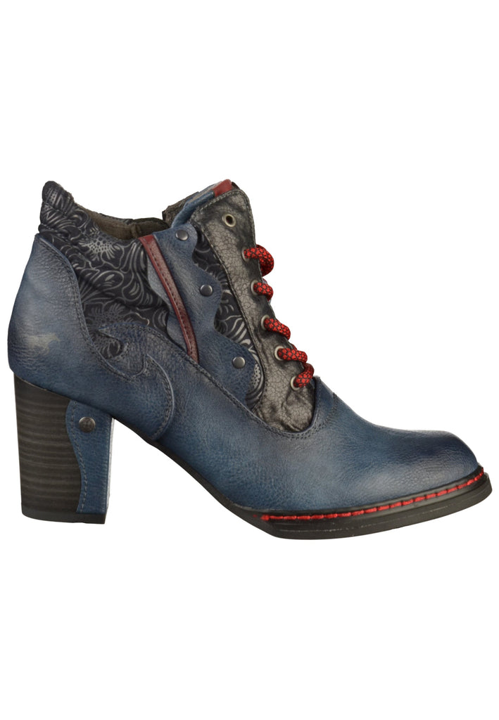 Mustang Stiefelette Lederimitat/Textil Blau