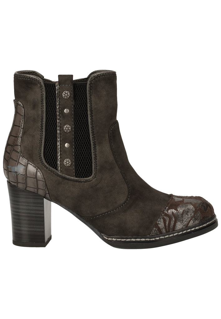 Mustang Stiefelette Lederimitat/Textil Dunkelgrau
