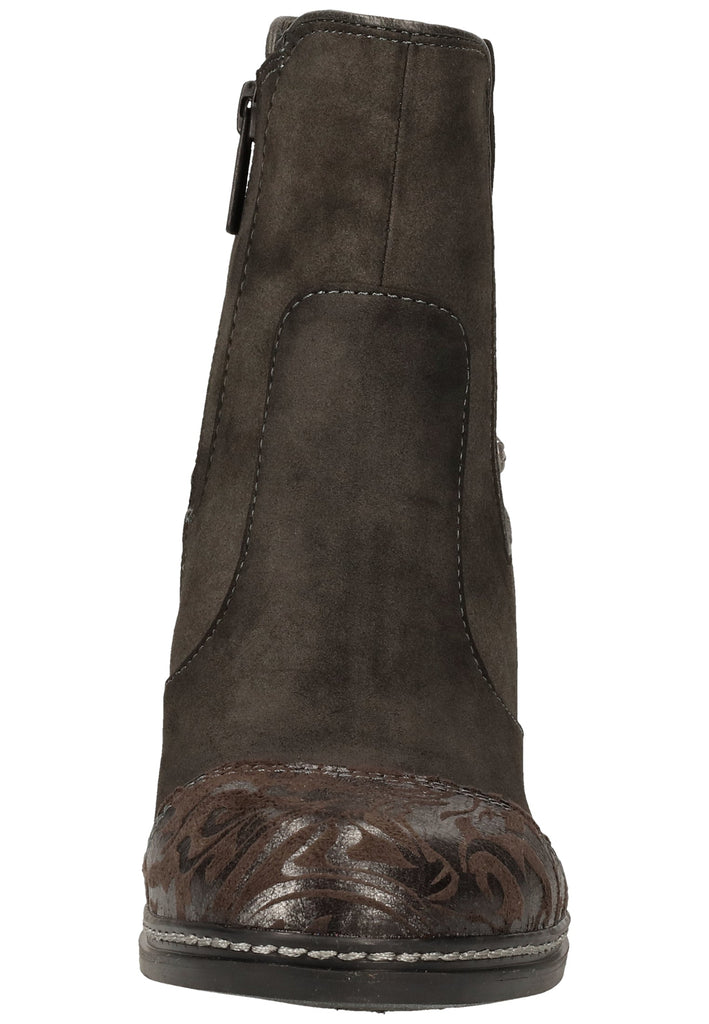 Mustang Stiefelette Lederimitat/Textil Dunkelgrau