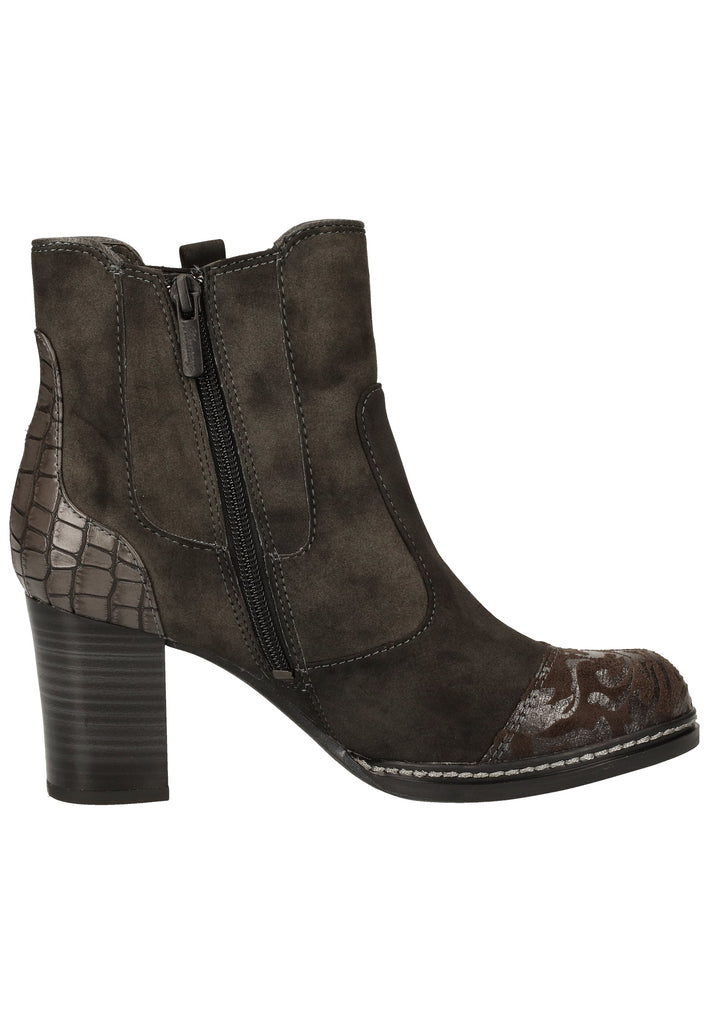 Mustang Stiefelette Lederimitat/Textil Dunkelgrau