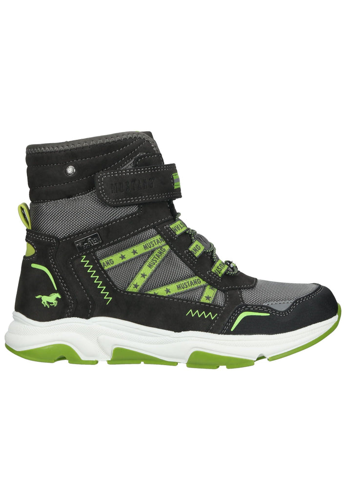 Mustang Stiefelette Lederimitat/Textil Dunkelgrau Warmfutter