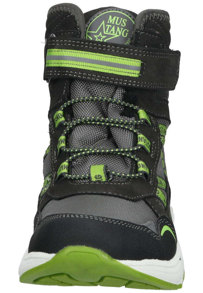 Mustang Stiefelette Lederimitat/Textil Dunkelgrau Warmfutter