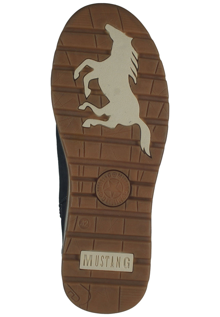 Mustang Stiefelette Lederimitat/Textil Dunkelgrau Warmfutter