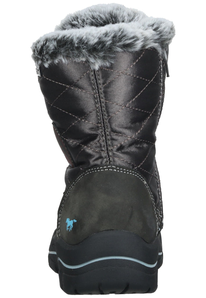 Mustang Stiefelette Lederimitat/Textil Dunkelgrau Warmfutter