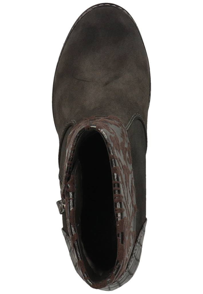 Mustang Stiefelette Lederimitat/Textil Dunkelgrau Warmfutter