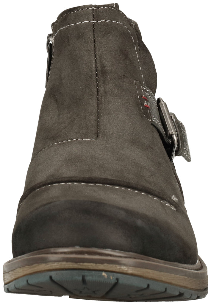 Mustang Stiefelette Lederimitat/Textil Dunkelgrau Warmfutter