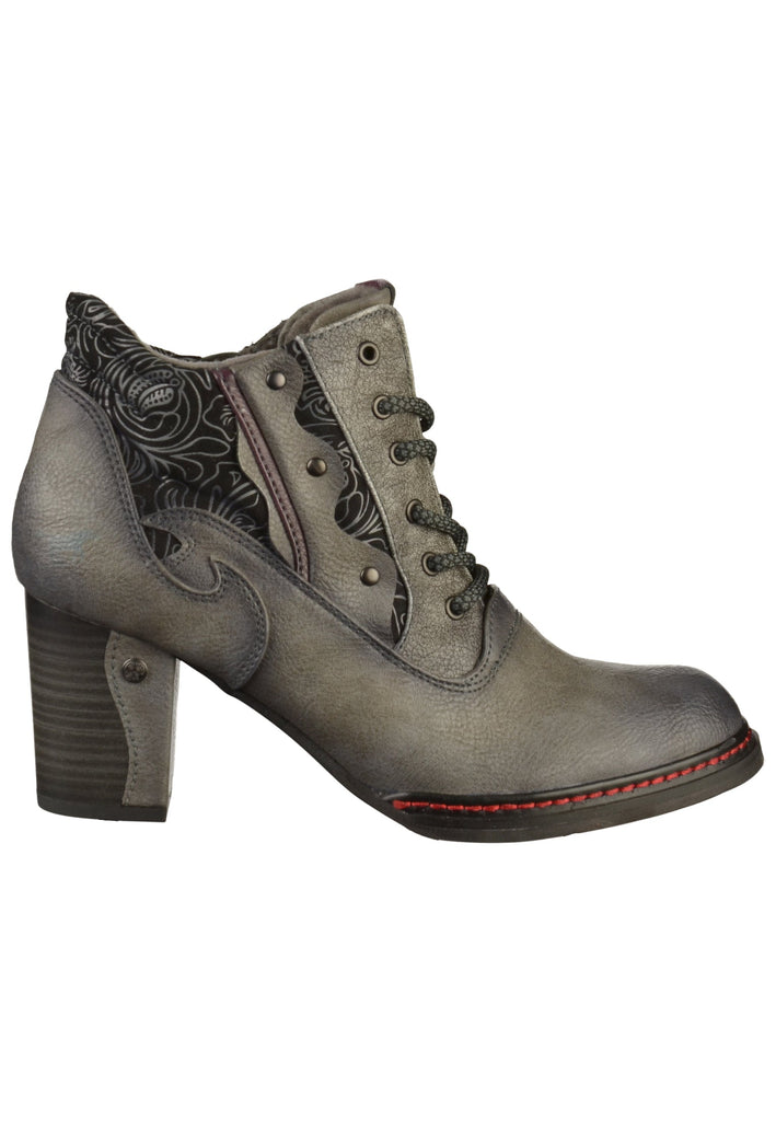 Mustang Stiefelette Lederimitat/Textil Grau