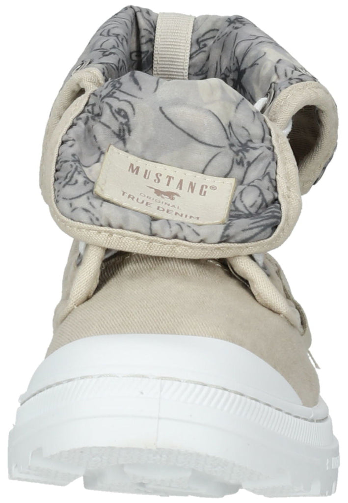 Mustang Stiefelette Lederimitat/Textil Ivory