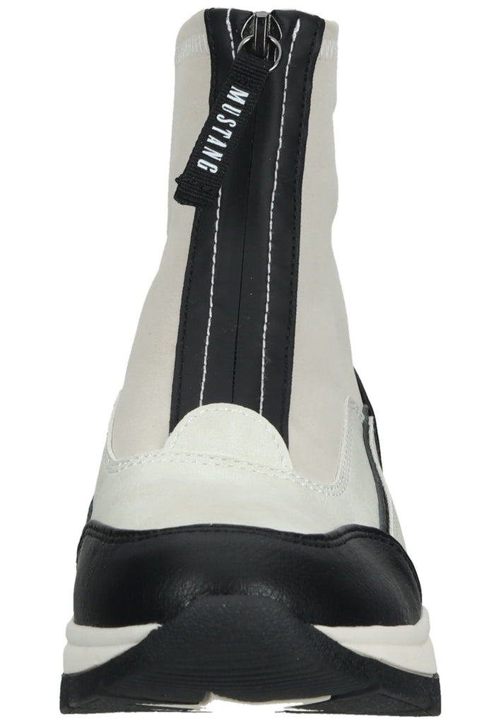Mustang Stiefelette Lederimitat/Textil Ivory