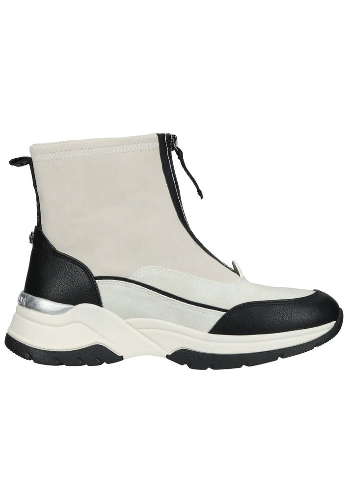 Mustang Stiefelette Lederimitat/Textil Ivory