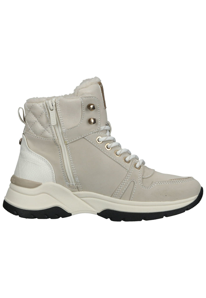 Mustang Stiefelette Lederimitat/Textil Ivory Warmfutter