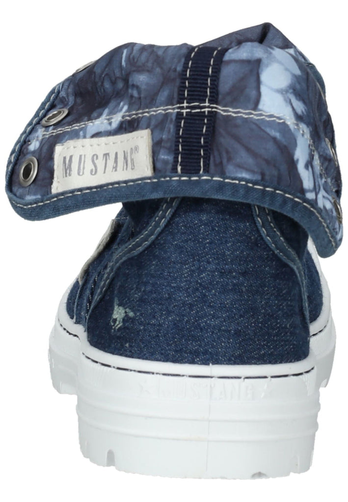 Mustang Stiefelette Lederimitat/Textil Jeans