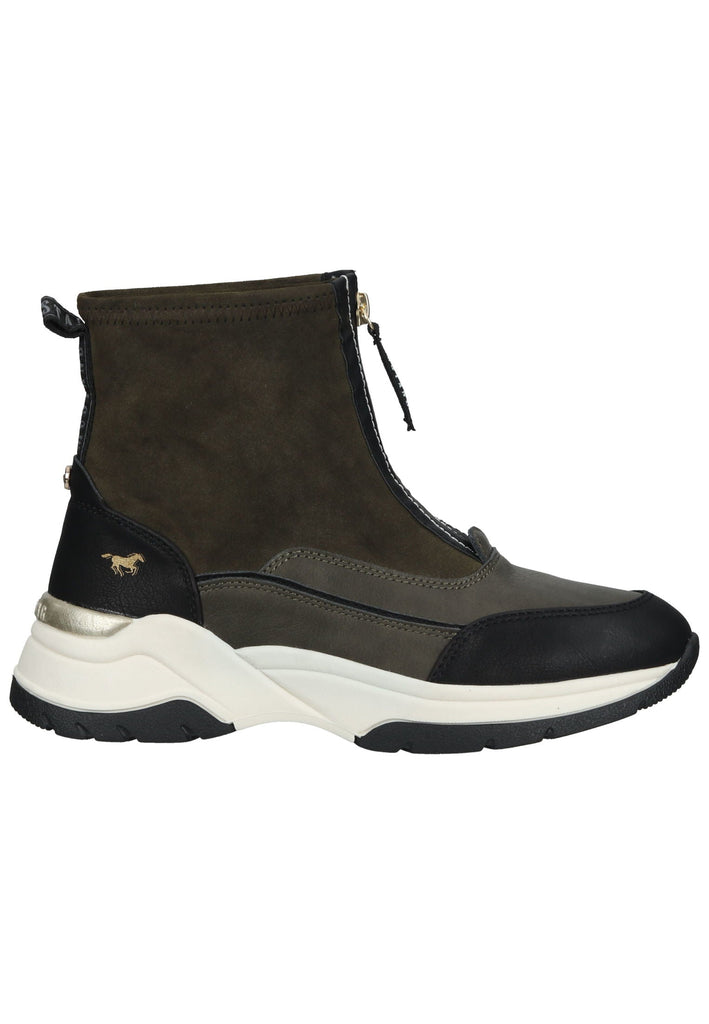 Mustang Stiefelette Lederimitat/Textil Military