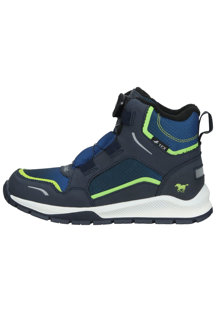 Mustang Stiefelette Lederimitat/Textil Navy