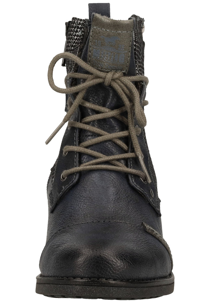Mustang Stiefelette Lederimitat/Textil Navy