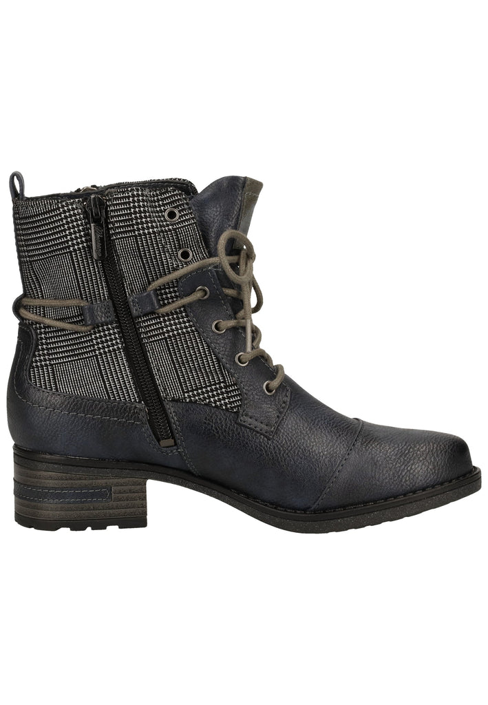 Mustang Stiefelette Lederimitat/Textil Navy